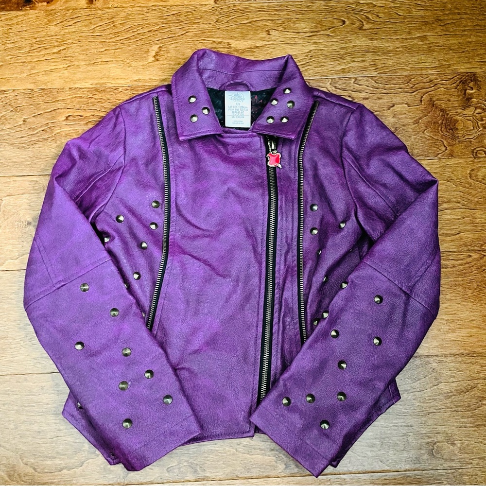 Disney Descendants 2 Faux Leather Moto Jacket
